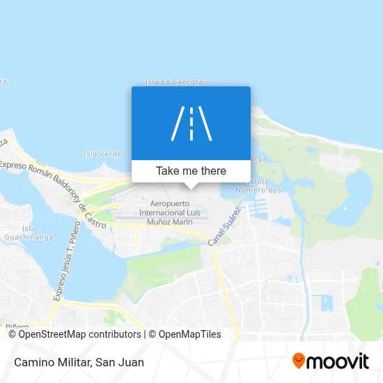 Mapa de Camino Militar