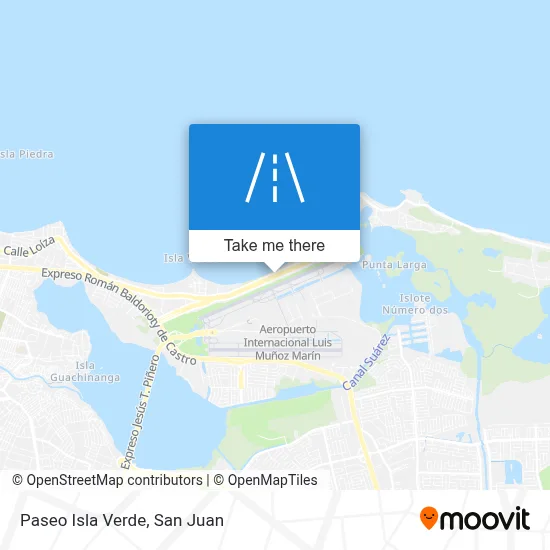 Mapa de Paseo Isla Verde