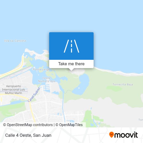 Mapa de Calle 4 Oeste