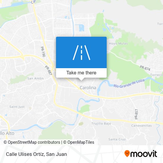 Calle Ulises Ortíz map