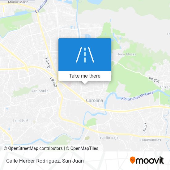 Mapa de Calle Herber Rodríguez