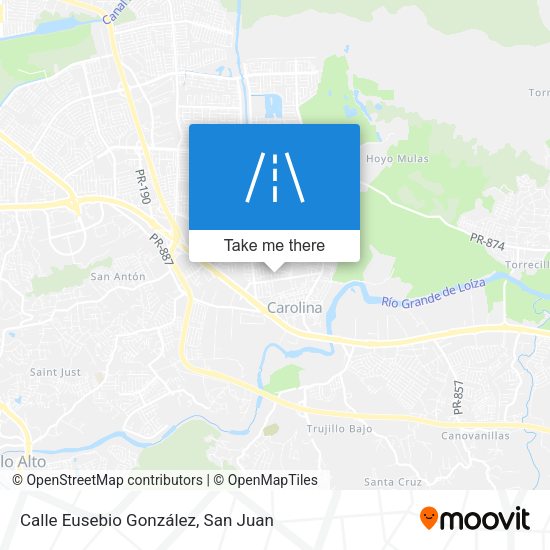 Calle Eusebio González map