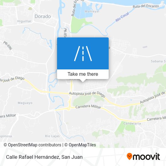 Calle Rafael Hernández map