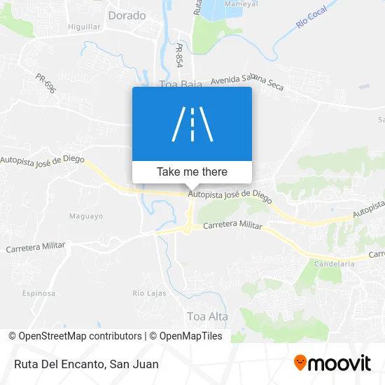 Ruta Del Encanto map