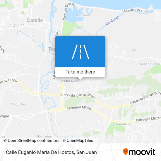 Calle Eugenio María De Hostos map