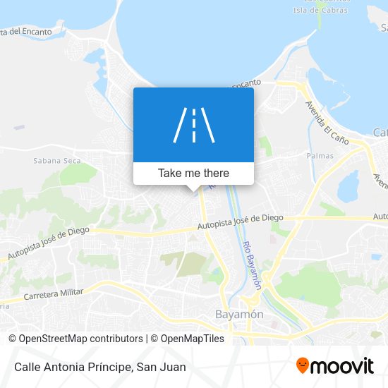 Calle Antonia Príncipe map