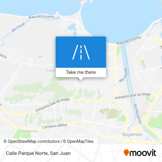 Calle Parque Norte map