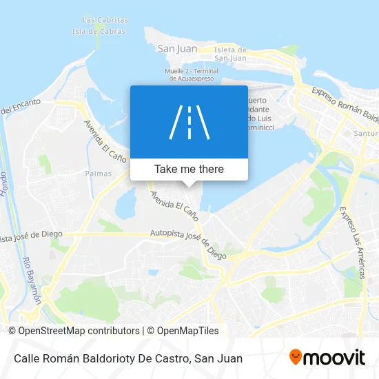 Calle Román Baldorioty De Castro map