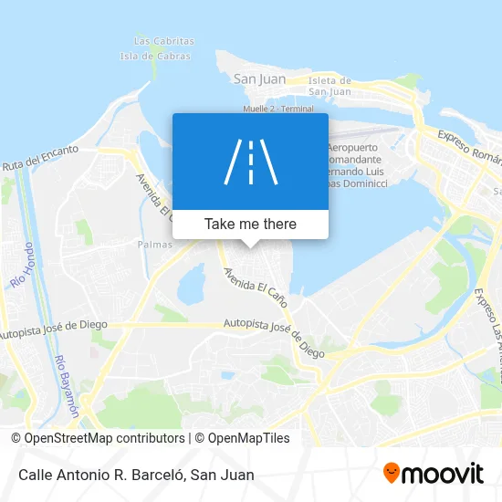 Calle Antonio R. Barceló map