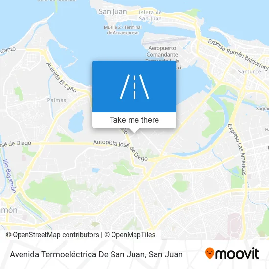 Mapa de Avenida Termoeléctrica De San Juan