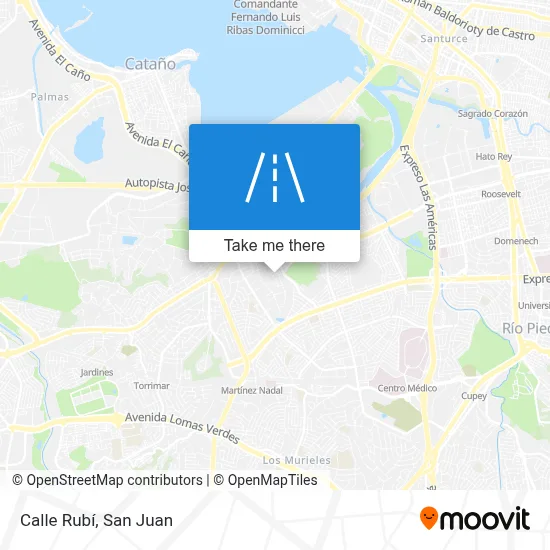 Calle Rubí map