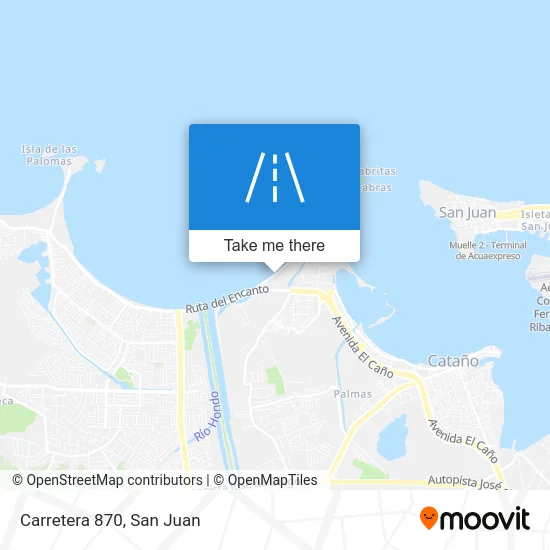 Mapa de Carretera 870