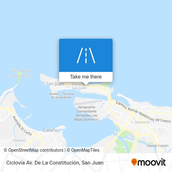 Mapa de Ciclovía Av. De La Constitución