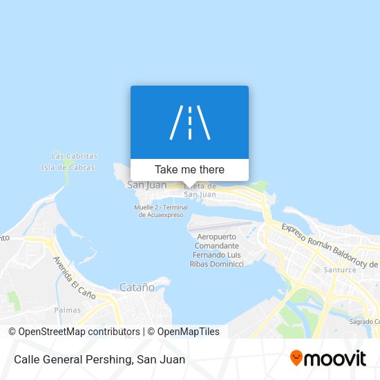Mapa de Calle General Pershing