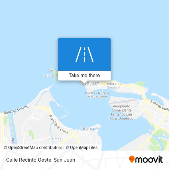 Calle Recinto Oeste map