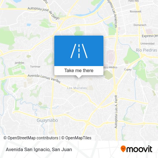 Mapa de Avenida San Ignacio