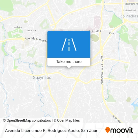 Mapa de Avenida Licenciado R. Rodríguez Apolo