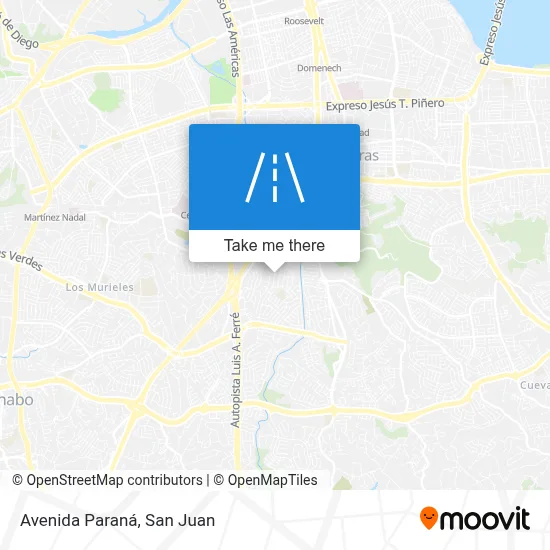 Avenida Paraná map