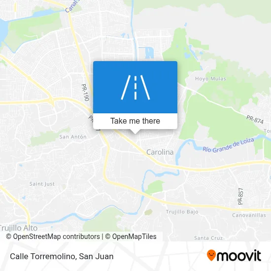 Mapa de Calle Torremolino