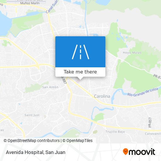 Mapa de Avenida Hospital