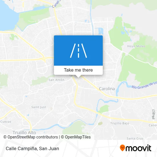 Calle Campiña map