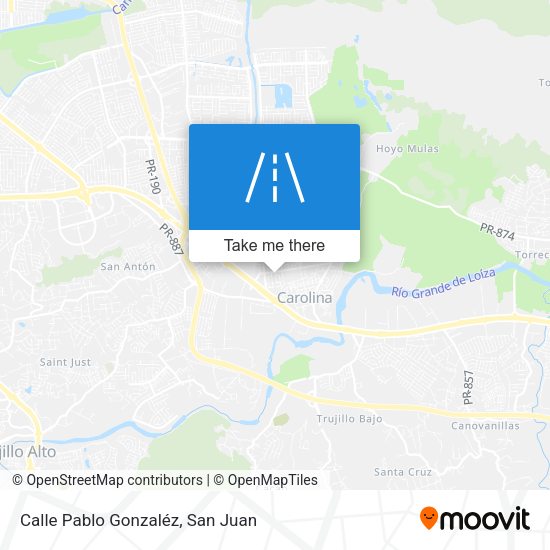 Calle Pablo Gonzaléz map