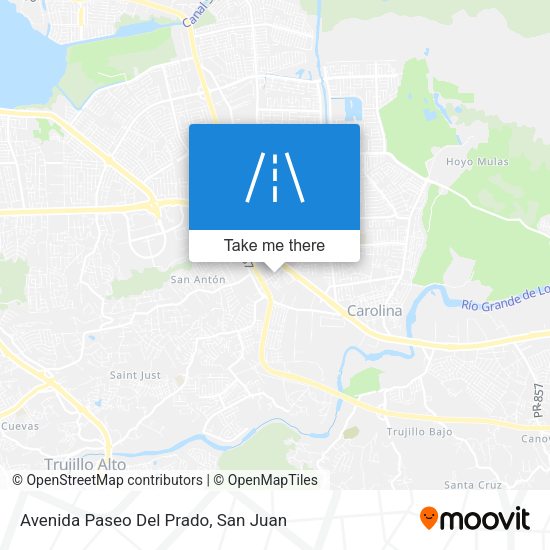 Avenida Paseo Del Prado map
