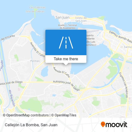 Callejón La Bomba map