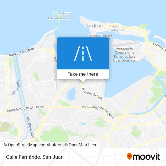 Mapa de Calle Fernándo