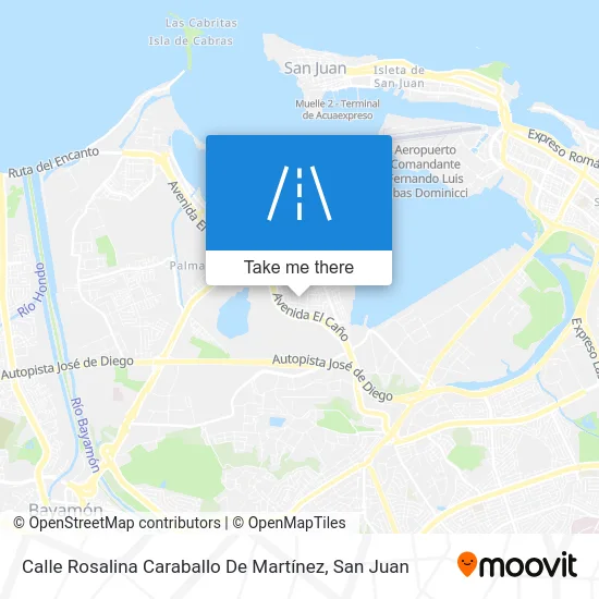Mapa de Calle Rosalina Caraballo De Martínez