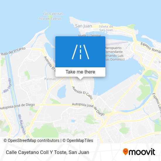 Calle Cayetano Coll Y Toste map