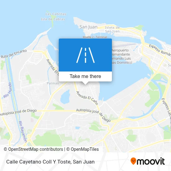 Mapa de Calle Cayetano Coll Y Toste
