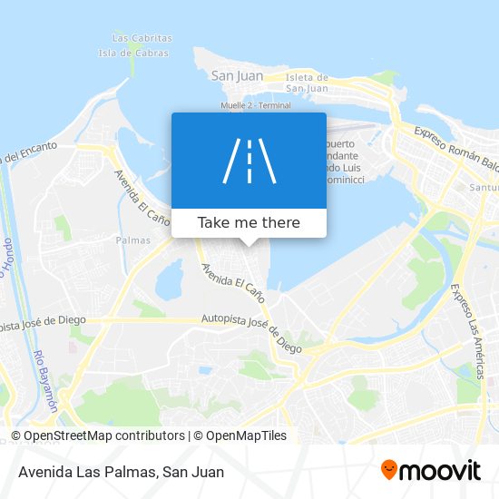 Avenida Las Palmas map