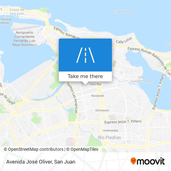 Avenida José Oliver map