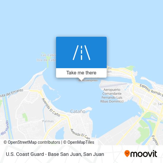 Mapa de U.S. Coast Guard - Base San Juan