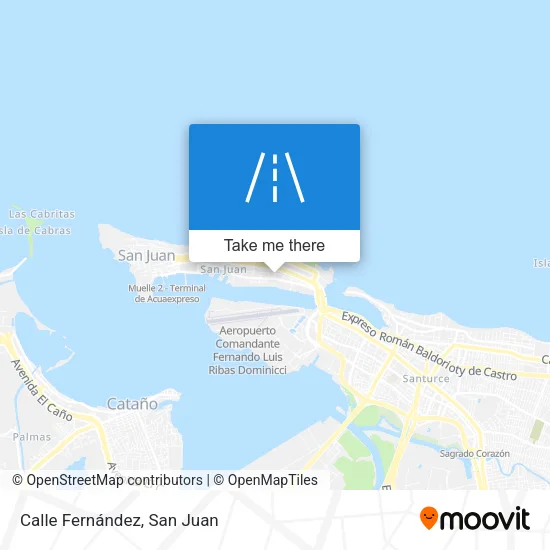 Calle Fernández map
