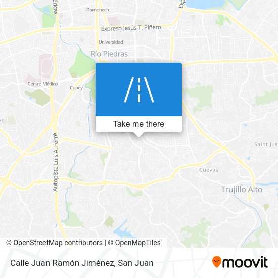 Mapa de Calle Juan Ramón Jiménez