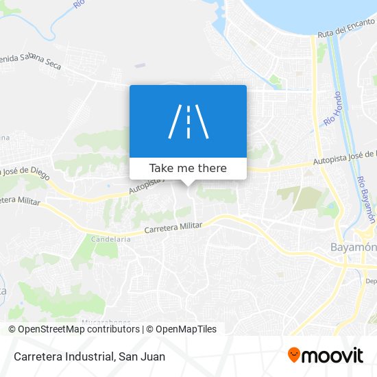 Carretera Industrial map