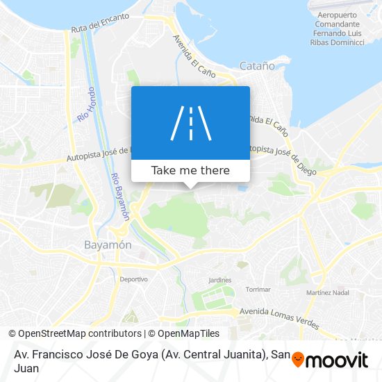 Av. Francisco José De Goya (Av. Central Juanita) map