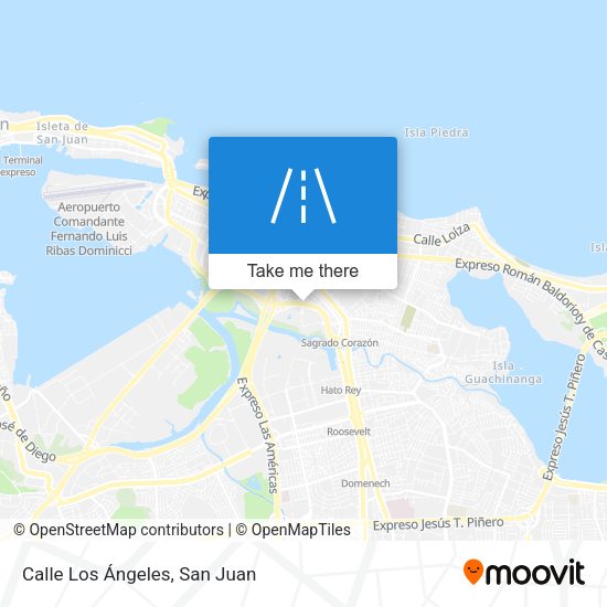 Mapa de Calle Los Ángeles