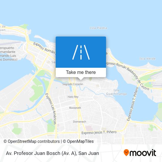 Mapa de Av. Profesor Juan Bosch (Av. A)