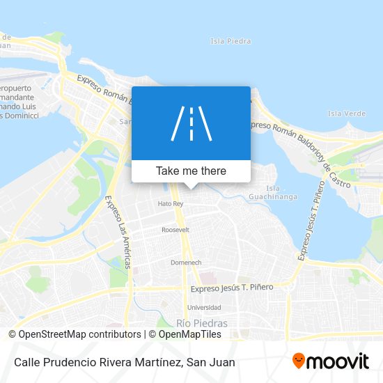 Mapa de Calle Prudencio Rivera Martínez