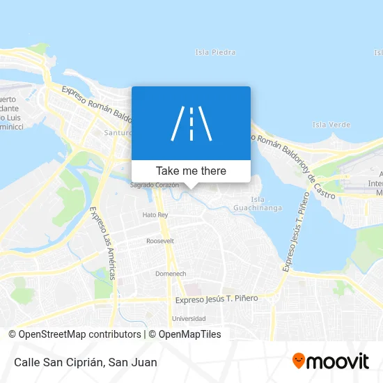 Calle San Ciprián map