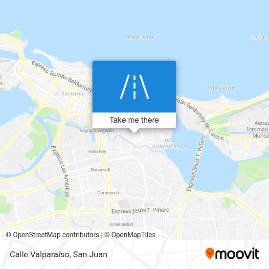 Calle Valparaíso map