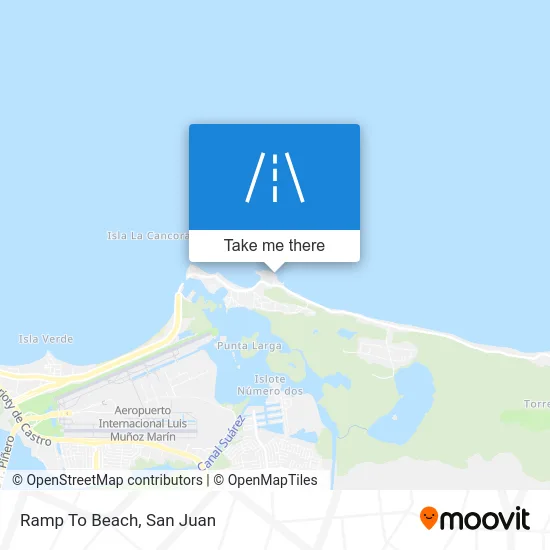 Ramp To Beach map
