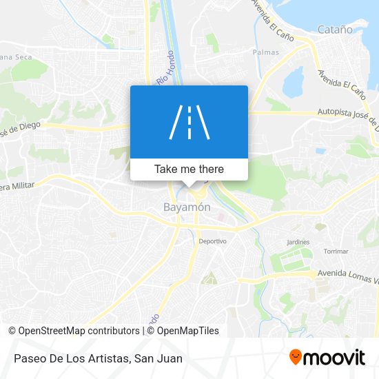 Mapa de Paseo De Los Artistas