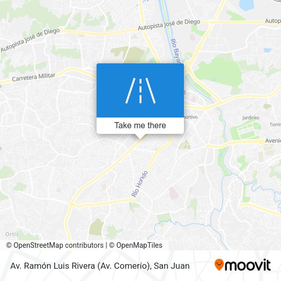 Av. Ramón Luis Rivera (Av. Comerío) map