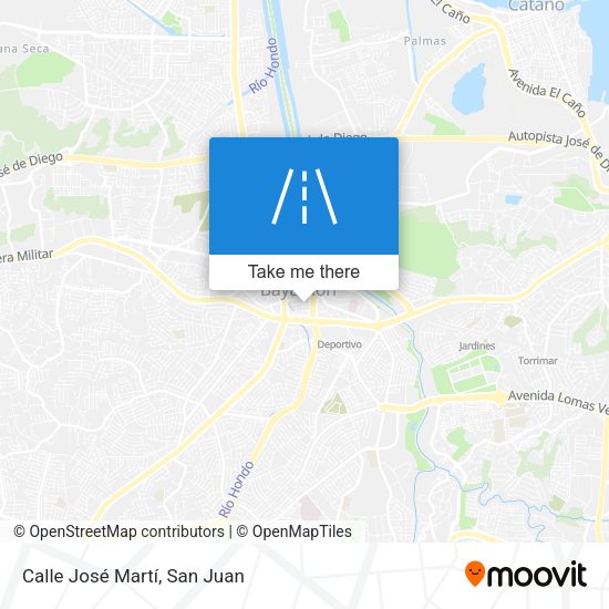 Calle José Martí map
