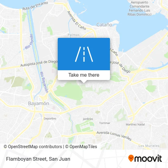 Mapa de Flamboyan Street