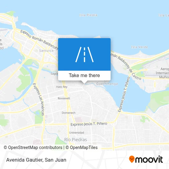 Mapa de Avenida Gautier